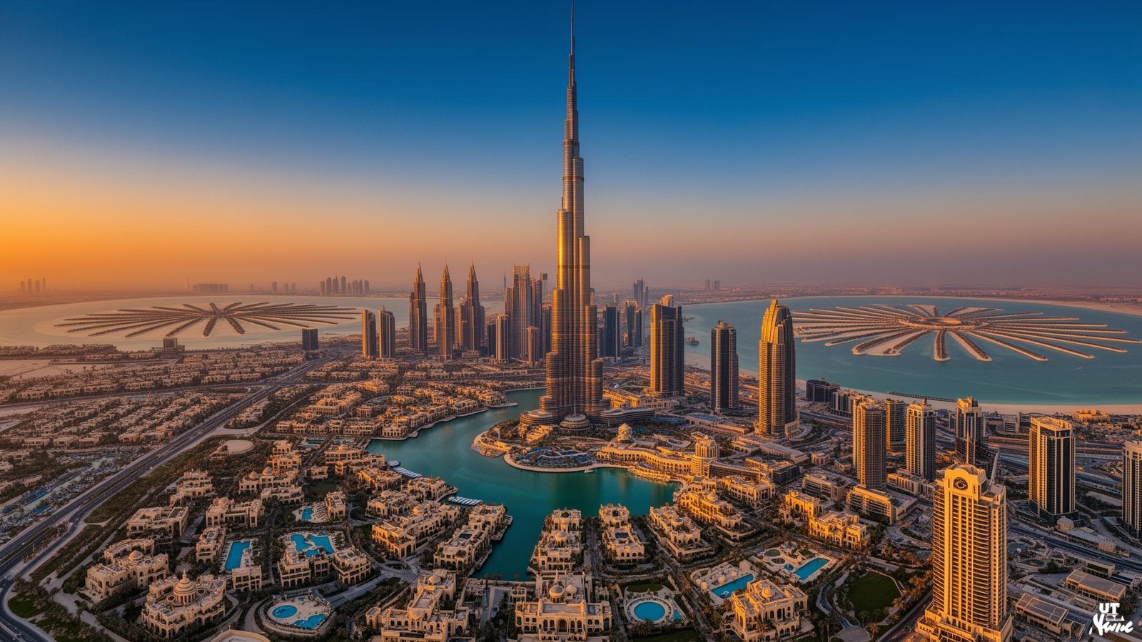 Luxury Dubai real estate skyline by KeeGo Properties
